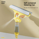 GobekUsa 4-In-1 Window Cleaning Brush with Spray for Sparkling Glass Mirrors & Cars