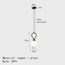 GobekUsa Adjustable Brass Chandelier with G9 Bulb in Black Gold Copper for Kitchen & Restaurant