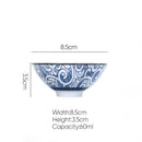 GobekUsa Ceramic Kung Fu Tea Cup, Japanese Style Porcelain Espresso Coffee Cup