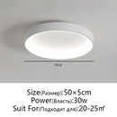 GobekUsa LED Ceiling Lights: White Grey Modern Design, Dimmable for Living Room Bedroom Dining