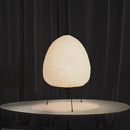 GobekUsa Akari Noguchi Table Lamp: Japanese Design Rice Paper Standing Light for Home & Bar Décor