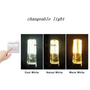 GobekUsa LED G4 G9 E14 85-265V Bulbs for Crystal Chandeliers Dining Room Floor Light