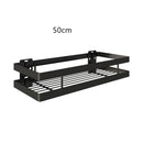 GobekUsa Black SUS 304 Bathroom Shelf Shower Storage Basket Holder for Shampoo & Bath Essentials