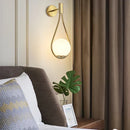 GobekUsa LED Wall Sconce with G9 Bulb for Indoor Lighting in Black Gold