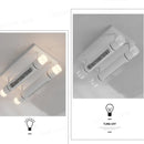 GobekUsa Bladeless Ceiling Fan with Remote Control LED Light Fixture for Home Décor