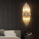 GobekUsa Crystal Strip LED Wall Lamp for Living Room, Bedroom, Study, Balcony Lighting