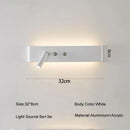 GobekUsa 8W/20W Long Led Wall Light Switch, Aluminum Fixture for Living Room Bedroom.