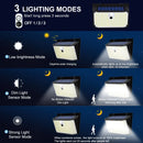 GobekUsa 208 LED Solar Outdoor Motion Sensor Lights 3 Mode Wireless Waterproof Security