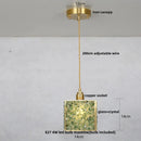 GobekUsa Crystal Glass LED Pendant Lamp: Modern Nordic Style Hanging Light Fixture for Home Decor