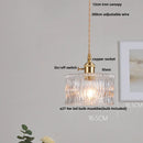GobekUsa Glass & Wood LED Pendant Lights for Home Decor & Restaurant Lighting