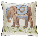 GobekUsa Elephant Embroidery Pillow Covers for Home Decor and Living Room Sofas