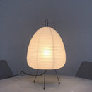 GobekUsa Japanese Style Rice Paper Desk Lamp for Home Decor, E27 Bedroom & Study Room Lighting