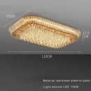 GobekUsa Amber Crystal Ceiling Chandelier: Luxe LED Home Decor Light Fixture