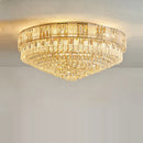 GobekUsa K9 Crystal Gold Chandelier Lighting for Living Room