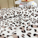 GobekUsa Leopard Print Warm Blanket for Office, Dorm, and Sofa