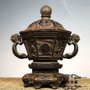 GobekUsa Bronze Sacred Beasts Incense Burner Set