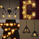 GobekUsa Amber Plastic Bulbs: Waterproof 2700K LED E27 String Light for Patio Outdoor Decor
