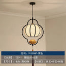 GobekUsa Chinoiserie Retro Chandelier: Study Bedroom Dining Room Industrial Lighting