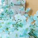 GobekUsa Artificial Sakura Flowers Vine: Wedding Garden Rose Arch Decoration