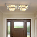 GobekUsa Crystal Ceiling Chandelier: Luxury LED Pendant Lighting for Modern Living Room Decor