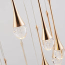GobekUsa Crystal Bubble Ball Pendant Lights for Stairs, Dining, Living Room Decor