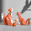 GobekUsa Fox Figurine Resin Art Sculpture for Modern Home Decor and Gifts