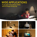 GobekUsa 7 LED Book Light: Rechargeable Reading Lamp with 3-Level White Light Clip-On