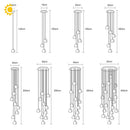 GobekUsa Crystal Ball Chandelier: Long Adjustable Staircase Pendant Light perfect for Home & Restaurant