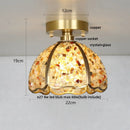 GobekUsa Glass Crystal Ceiling Light Fixture Modern Nordic Design