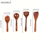 GobekUsa 4-Piece Wooden Kitchen Utensil Set | Nonstick Cooking Tools