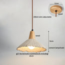 GobekUsa LED Pendant Lights for Modern Decor with Cement Wood Design