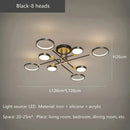 GobekUsa Gold Frame LED Remote Control Dimmable Ceiling Lamp for Living Room, Dining, Bedroom