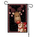 GobekUsa Christmas Festive Garden Flag - Santa Snowman Home Decor 30*45cm