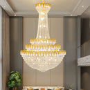 GobekUsa Crystal Chandelier: Luxury European Living Room Main Light 2024 Elegant Design