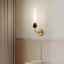 GobekUsa Copper Wine Corridor Wall Lamp for TV Background & Bedside, Marble Finishes