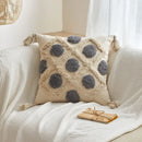 GobekUsa Geometric Tufted Tassel Cushion Cover 30x50cm/45x45cm