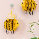 GobekUsa Bee Shape Chenille Hand Towel with Wings - Soft Plush Kids Towel