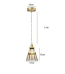GobekUsa Green Glass Pendant Light for Bedroom Dinning Living Room