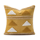 GobekUsa Geometric Embroidery Boho Loop Tufte Cotton Canvas Cushion Cover 45x45/30x50cm