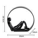 GobekUsa Abstract Resin Characters Desk Decoration Ornament for Room Aesthetic Decor