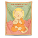 GobekUsa Cat Tapestry Sun Moon Psychedelic Boho Decor for Bedroom & Dorm Room