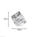 GobekUsa Crystal Cube Statue Desk Ornament - Creative Room Decor Sculpture