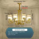 GobekUsa Crystal Chandelier: Modern Luxury Main Light for Livingroom, Hall, and Restaurant