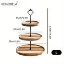 GobekUsa Double-Layer/Three-Layer Dried Fruit Tray - Elegant Serving Dish for Desserts and Snacks