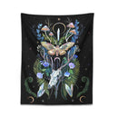 GobekUsa Deer Skull Mushroom Moon Wall Hanging Psychedelic Tapestry Witchcraft Decor
