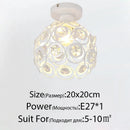 GobekUsa Crystal Glass Nordic LED Chandelier for Modern Indoor Lighting