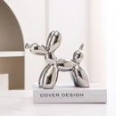 GobekUsa Abstract Ceramic Balloon Dog Sculpture for Home Office Decor-Gift-Quality Study Room Statue