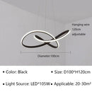 GobekUsa LED Pendant Light Modern Luster for Living Dining Hall Bedroom Hotel Decor