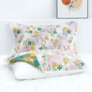 GobekUsa Lace Trim Pillow Towel - Double Sided Yarn-Dyed Jacquard - 52*75 CM - Five-Layer Cotton Gauze