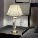 GobekUsa Crystal Floor Lamp - European Retro Style for Living Room, Bedroom, or Home Decoration